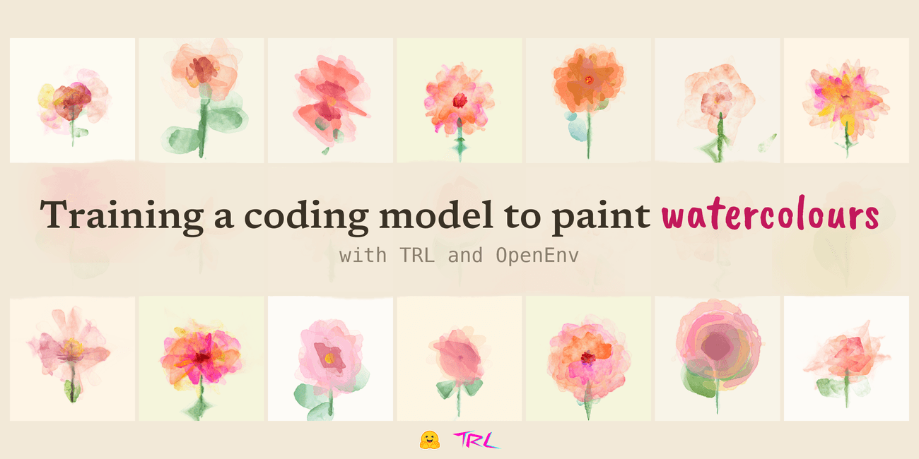 Hugging Face publie un modèle open source générant des aquarelles via du code